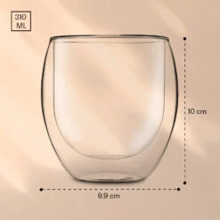 DUOS Jumbo Doppelwandiges Glas 310 Ml Thermofunktion Edelstahl-Löffel -Bestes Haushaltsgeräte Geschäft 10040396 yy 0007 logo