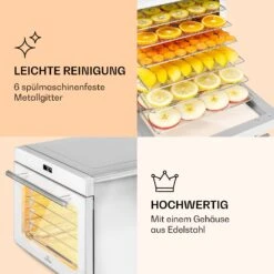 Shaftesbury Dörrautomat 700W Timer-Funktion 35-85°C Digitales Touch-Display 11 Shaftesbury Dörrautomat 700W Timer-Funktion 35-85°C Digitales Touch-Display -Bestes Haushaltsgeräte Geschäft 10040728 de 0005 logo