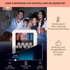 PopLife 70 Getränkekühler Kühlschrank 70 Ltr 0-10 °C Retro-Design LED -Bestes Haushaltsgeräte Geschäft 10040736 de 0003 usp