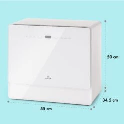 Emerald 5 Slim Geschirrspüler Freistehend 7 Programme Touch-Control -Bestes Haushaltsgeräte Geschäft 10041185 yy 0007 dimensions