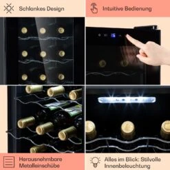Barolo 15 Uno Weinkühlschrank 48 Ltr 15 Flaschen 11-18°C SingleZone 13 Barolo 15 Uno Weinkühlschrank 48 Ltr 15 Flaschen 11-18°C SingleZone -Bestes Haushaltsgeräte Geschäft 10041207 de 0005 usp