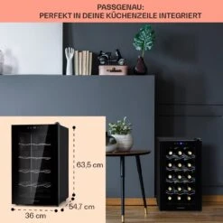 Barolo 15 Uno Weinkühlschrank 48 Ltr 15 Flaschen 11-18°C SingleZone 14 Barolo 15 Uno Weinkühlschrank 48 Ltr 15 Flaschen 11-18°C SingleZone -Bestes Haushaltsgeräte Geschäft 10041207 de 0006 usp