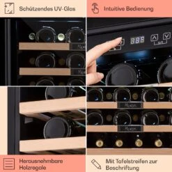 Vinsider 36 Built-In Uno Einbau-Weinkühlschrank 36 Flaschen 92 Ltr Edelstahl -Bestes Haushaltsgeräte Geschäft 10041288 de 0005 usp