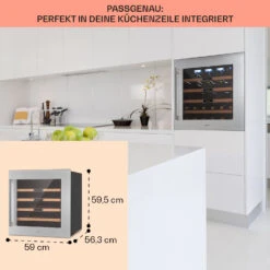 Vinsider 36 Built-In Uno Einbau-Weinkühlschrank 36 Flaschen 92 Ltr Edelstahl -Bestes Haushaltsgeräte Geschäft 10041288 de 0006 usp
