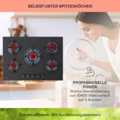 Firetale Gaskochfeld 5-flammig 70 Cm Aluminium-Brenner Inkl. Schlauch Und Druckminderer 11 Firetale Gaskochfeld 5-flammig 70 Cm Aluminium-Brenner Inkl. Schlauch Und Druckminderer -Bestes Haushaltsgeräte Geschäft 10041300 de 0003 usp