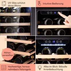 Vinovilla 29 Built-In Weinkühlschrank 81 L / 29 Fl. Glastür Edelstahl -Bestes Haushaltsgeräte Geschäft 10041304 de 0005 logo