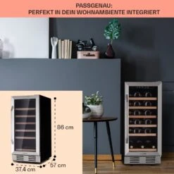 Vinovilla 29 Built-In Weinkühlschrank 81 L / 29 Fl. Glastür Edelstahl -Bestes Haushaltsgeräte Geschäft 10041304 de 0006 logo