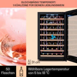Barossa 50 Uno Weinkühlschrank 1 Zone 120 Ltr 50 Fl Touch-Display -Bestes Haushaltsgeräte Geschäft 10041307 de 0003 logo