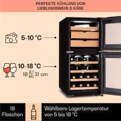 El Dorado 89 Käse & Weinkühlschrank 2 Zonen Touch 89L LED -Bestes Haushaltsgeräte Geschäft 10041310 de 0004 logo