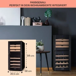 El Dorado 89 Käse & Weinkühlschrank 2 Zonen Touch 89L LED -Bestes Haushaltsgeräte Geschäft 10041310 de 0006 logo