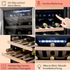 Vinamour 33 Duo Weinkühlschrank 2 Zonen 89 L / 33 Flaschen 5-18°C Touch 12 Vinamour 33 Duo Weinkühlschrank 2 Zonen 89 L / 33 Flaschen 5-18°C Touch -Bestes Haushaltsgeräte Geschäft 10041311 de 0005 logo