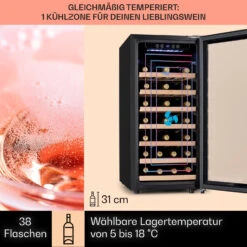 Vinamour 38 Uno Weinkühlschrank -Bestes Haushaltsgeräte Geschäft 10041312 de 0003 logo