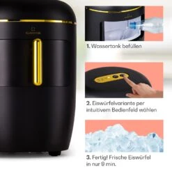 Passau Eiswürfelmaschine 2 Größen 15 Kg/24 H Auto-Clean -Bestes Haushaltsgeräte Geschäft 10041343 de 0004 logo