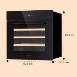 Vinsider 30 Built-In Uno Einbau-Weinkühlschrank 30 Flaschen 77 Ltr Edelstahl 16 Vinsider 30 Built-In Uno Einbau-Weinkühlschrank 30 Flaschen 77 Ltr Edelstahl -Bestes Haushaltsgeräte Geschäft 10041357 yy 0008 dimensions