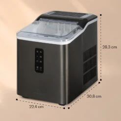 Albaron Supreme Eiswürfelmaschine Bullet 12kg/24h 1,5 Ltr Edelstahl 13 Albaron Supreme Eiswürfelmaschine Bullet 12kg/24h 1,5 Ltr Edelstahl -Bestes Haushaltsgeräte Geschäft 10041360 yy 0007 dimensions