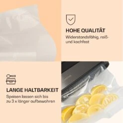 Forli Vakuumierbeutel 2 Rollen Je 28 X 300 Cm Widerstandsfähig Reißfest Kochfest 6 Forli Vakuumierbeutel 2 Rollen Je 28 X 300 Cm Widerstandsfähig Reißfest Kochfest -Bestes Haushaltsgeräte Geschäft 10041375 de 0003 logo