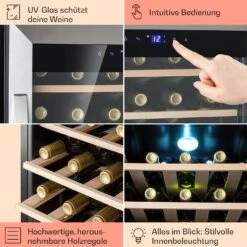 Vinamour 32 Uno Weinkühlschrank 1 Zone 95 L / 36 Flaschen 4-18°C Touch 13 Vinamour 32 Uno Weinkühlschrank 1 Zone 95 L / 36 Flaschen 4-18°C Touch -Bestes Haushaltsgeräte Geschäft 10041393 de 0005 usp