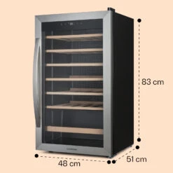 Vinamour 32 Uno Weinkühlschrank 1 Zone 95 L / 36 Flaschen 4-18°C Touch 16 Vinamour 32 Uno Weinkühlschrank 1 Zone 95 L / 36 Flaschen 4-18°C Touch -Bestes Haushaltsgeräte Geschäft 10041393 yy 0008 dimensions