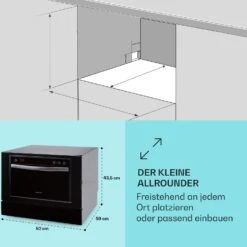 Havasia UV 6 Luminance Geschirrspüler UV Glasfront Freistehend 1380W -Bestes Haushaltsgeräte Geschäft 10041827 de 0005 usp