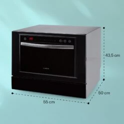 Havasia UV 6 Luminance Geschirrspüler UV Glasfront Freistehend 1380W -Bestes Haushaltsgeräte Geschäft 10041827 yy 0007 dimensions