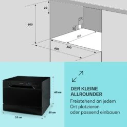 Havasia UV 8 Geschirrspüler UV-Licht Freistehend / Einbau 1620W 12 Havasia UV 8 Geschirrspüler UV-Licht Freistehend / Einbau 1620W -Bestes Haushaltsgeräte Geschäft 10041829 de 0005 usp