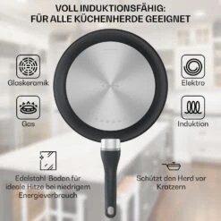 Noto Endurance Bratpfanne Ø28 Cm Geschmiedetes Aluminium Abnehmbarer Griff -Bestes Haushaltsgeräte Geschäft 10045003 de 0005 usp