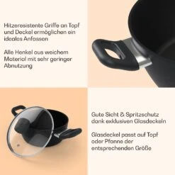 Noto Endurance Kochtopf-Set 4 Töpfe Geschmiedetes Aluminium Induktion PTFE-Antihaftbeschichtung -Bestes Haushaltsgeräte Geschäft 10045009 de 0007 usp