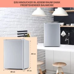 Fargo 67 Kühlschrank Minibar 67 Liter / 4 Liter Gefrierfach Kompakt -Bestes Haushaltsgeräte Geschäft 10045044 de 0006 usp
