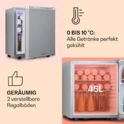Happy Hour 45 Mini-Kühlschrank Minibar Getränkekühlschrank 45 L 26 DB 11 Happy Hour 45 Mini-Kühlschrank Minibar Getränkekühlschrank 45 L 26 DB -Bestes Haushaltsgeräte Geschäft 10045049 de 0004 usp