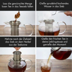 Sencha Design-Teekanne Mit Hibiscus Edelstahl-Stövchen 1,3 L Siebeinsatz -Bestes Haushaltsgeräte Geschäft 10045059 de 0006 logo