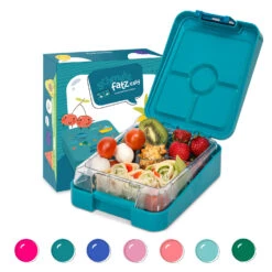 Klarstein Schmatzfatz Easy Snackbox 4 Fächer 18 X 15 X 5 Cm (BxHxT)