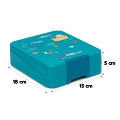 Klarstein Schmatzfatz Easy Snackbox 4 Fächer 18 X 15 X 5 Cm (BxHxT) -Bestes Haushaltsgeräte Geschäft 10045070 yy 0011 dimensions