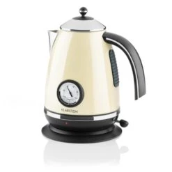 Aquavita Frühstücksset Creme Wasserkocher Toaster Creme 12 Aquavita Frühstücksset Creme Wasserkocher Toaster Creme -Bestes Haushaltsgeräte Geschäft 60001826 yy 0005 front Klarstein Aquavita Chalet Wasserkocher creme reedit v2