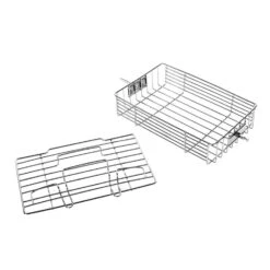 VitAir Zubehör-Set 3-teilig Edelstahl Aluminium-Druckguss -Bestes Haushaltsgeräte Geschäft 60002085 yy 0007 titel Klarstein VitAir Steak Kaefig