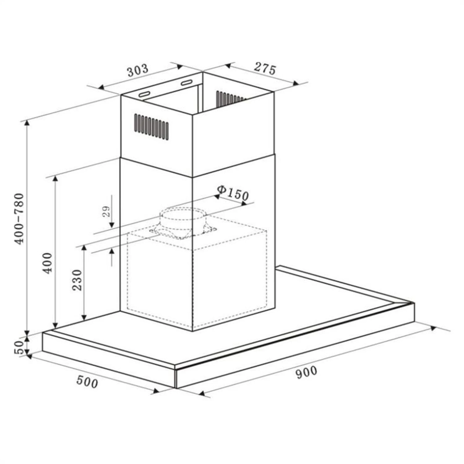 Bon Vivant Noir Dunstabzugshaube Umluftset Aktivkohlefilter Schwarz 7 Bon Vivant Noir Dunstabzugshaube Umluftset Aktivkohlefilter Schwarz – Bild 7