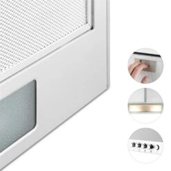 Karajan 60 Dunstabzugshaube Umluftset 536 M³/h Aktivkohlefilter 8 Karajan 60 Dunstabzugshaube Umluftset 536 M³/h Aktivkohlefilter -Bestes Haushaltsgeräte Geschäft 60002307 yy 0005 detail cooker hood 60cm Stainless steel