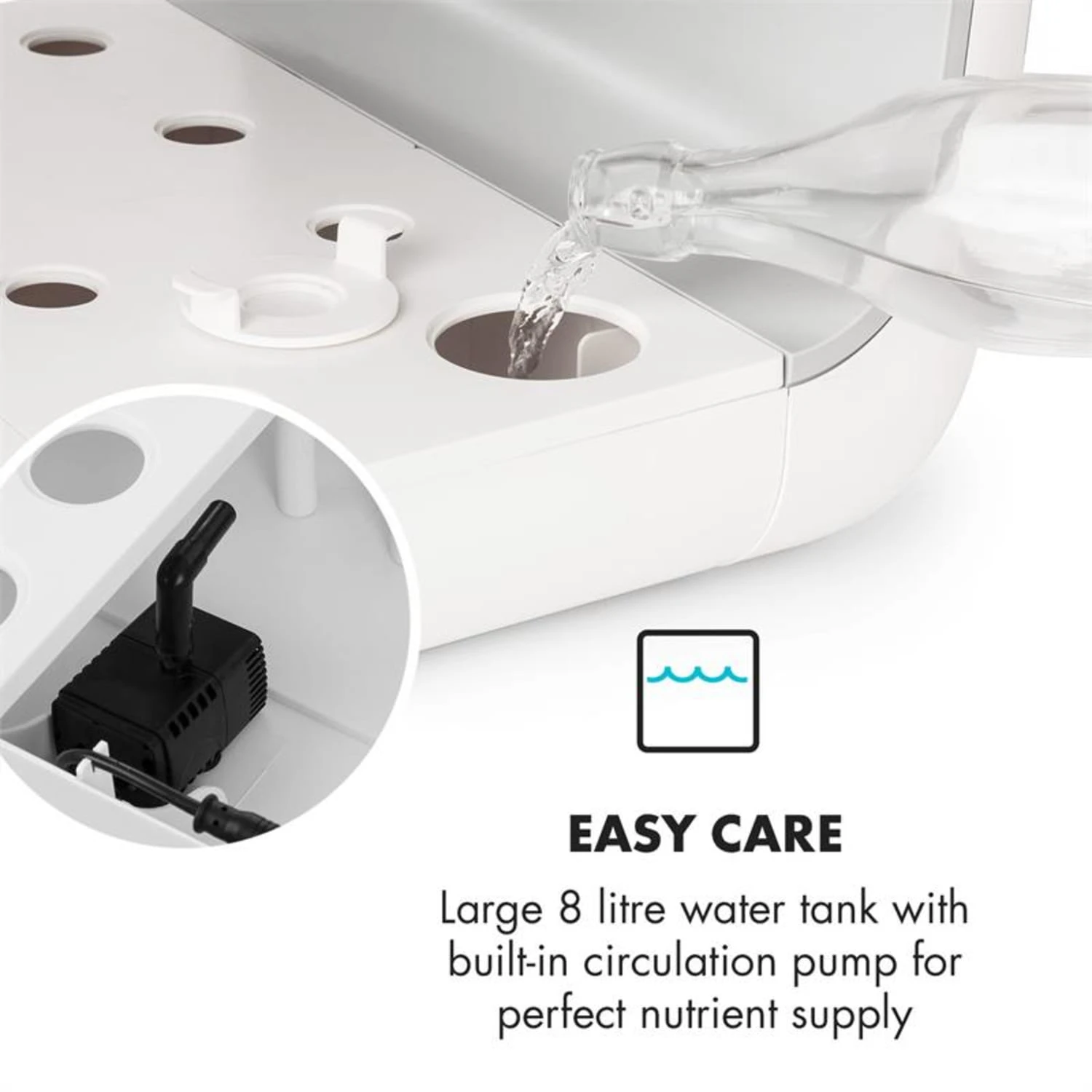 GrowIt Farm Starter Kit Salad 28 Pflanzen 48W 8 Ltr Salad-Seeds Nährlösung 8 GrowIt Farm Starter Kit Salad 28 Pflanzen 48W 8 Ltr Salad-Seeds Nährlösung – Bild 8