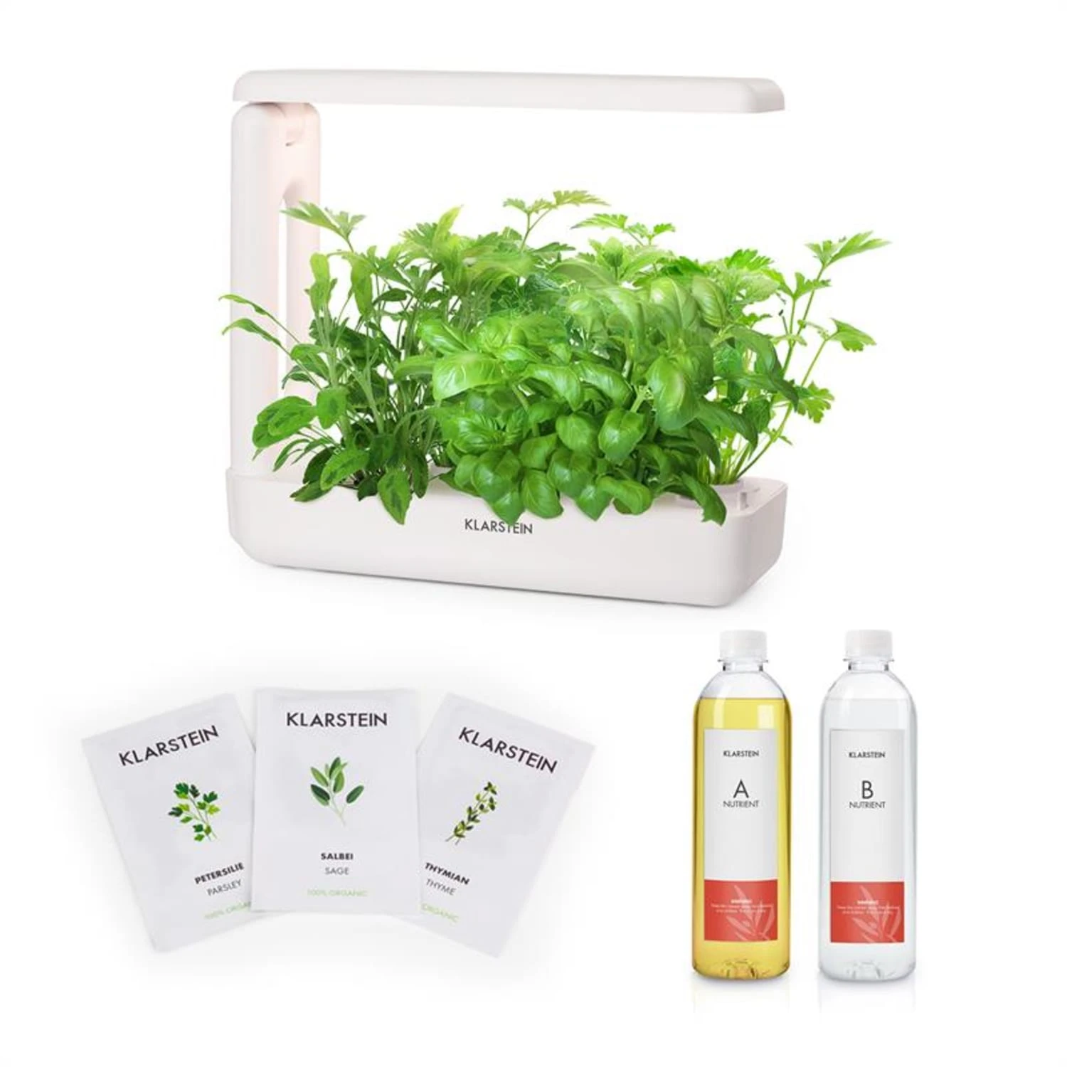 GrowIt Cuisine Starter Kit Europa 12 Pflanzen 25W LED 2Ltr Europe-Seeds Nährlösung 1 GrowIt Cuisine Starter Kit Europa 12 Pflanzen 25W LED 2Ltr Europe-Seeds Nährlösung