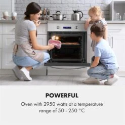 Gusteau Delicatessa Einbau-Ofen-Set Induktion 7000W 64Ltr Weiß Edelstahl 15 Gusteau Delicatessa Einbau-Ofen-Set Induktion 7000W 64Ltr Weiß Edelstahl -Bestes Haushaltsgeräte Geschäft 60002590 yy 0003 logo Klarstein Gusteau Elektrischer Einbaubackofen weiss