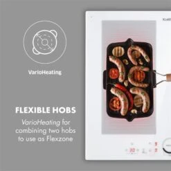 Gusteau Delicatessa Einbau-Ofen-Set Induktion 7000W 64Ltr Weiß Edelstahl 21 Gusteau Delicatessa Einbau-Ofen-Set Induktion 7000W 64Ltr Weiß Edelstahl -Bestes Haushaltsgeräte Geschäft 60002590 yy 0009 logo Klarstein Delicatessa 60 Induktionskochfeld weiss