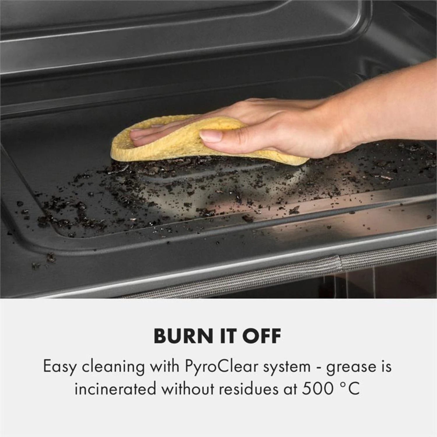 Gusteau Remy Einbau-Set Backofen + Einbau-Haube 2950W Weiß Edelstahl 3 Gusteau Remy Einbau-Set Backofen + Einbau-Haube 2950W Weiß Edelstahl – Bild 3