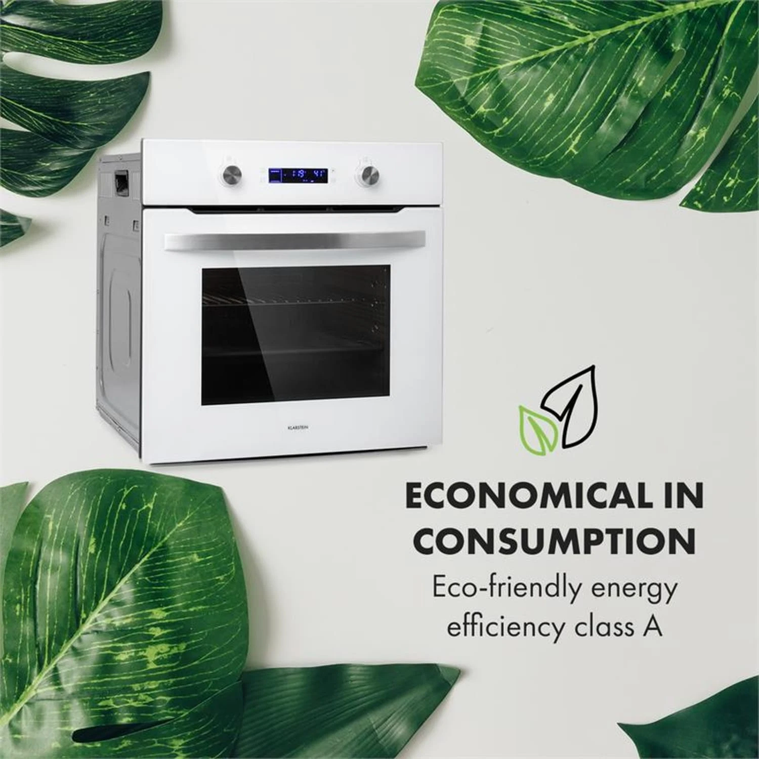 Gusteau Remy Einbau-Set Backofen + Einbau-Haube 2950W Weiß Edelstahl 5 Gusteau Remy Einbau-Set Backofen + Einbau-Haube 2950W Weiß Edelstahl – Bild 5