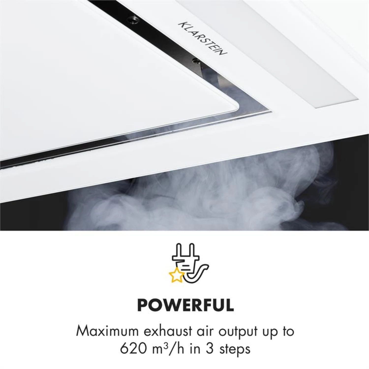 Gusteau Remy Einbau-Set Backofen + Einbau-Haube 2950W Weiß Edelstahl 8 Gusteau Remy Einbau-Set Backofen + Einbau-Haube 2950W Weiß Edelstahl – Bild 8