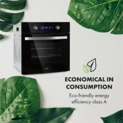 Gusteau Delicatessa Einbau-Ofen-Set Induktion 7000W Schwarz Edelstahl -Bestes Haushaltsgeräte Geschäft 60002594 yy 0006 logo Klarstein Gusteau Elektrischer Einbaubackofen schwarz