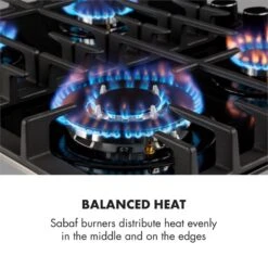 Gusteau Ignito Einbau-Ofen-Set Elektro / Gas 64Ltr Schwarz Edelstahl -Bestes Haushaltsgeräte Geschäft 60002595 yy 0008 logo Klarstein Ignito 4 Zonen Gaskochfeld schwarz