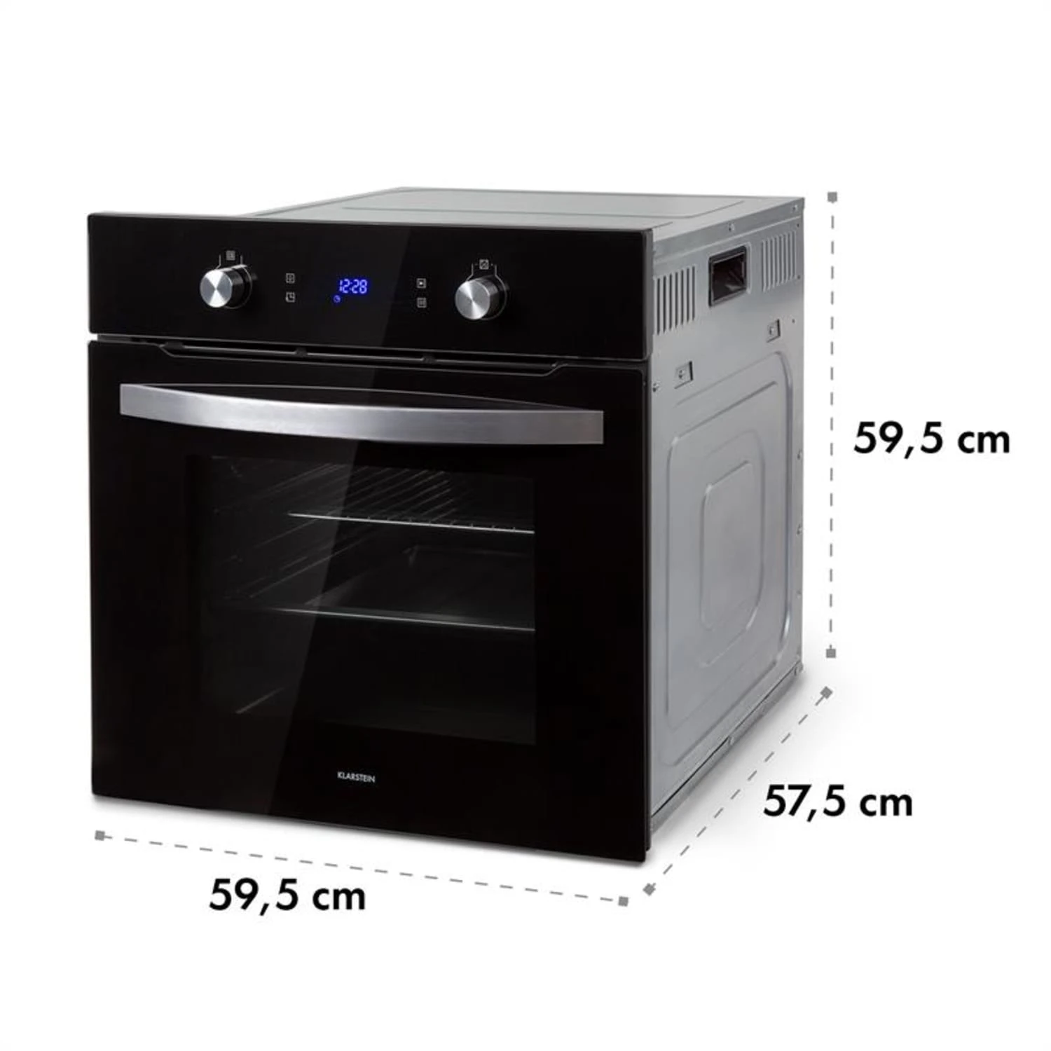 Gusteau Aurora Einbau-Set Backofen + Wandabzugshaube Schwarz Edelstahl 11 Gusteau Aurora Einbau-Set Backofen + Wandabzugshaube Schwarz Edelstahl – Bild 11